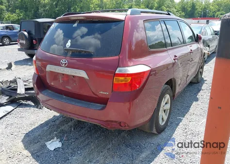 2010 Toyota Highlander Base V6 from USA, damaged, VIN 5TDBK3EH7AS005780